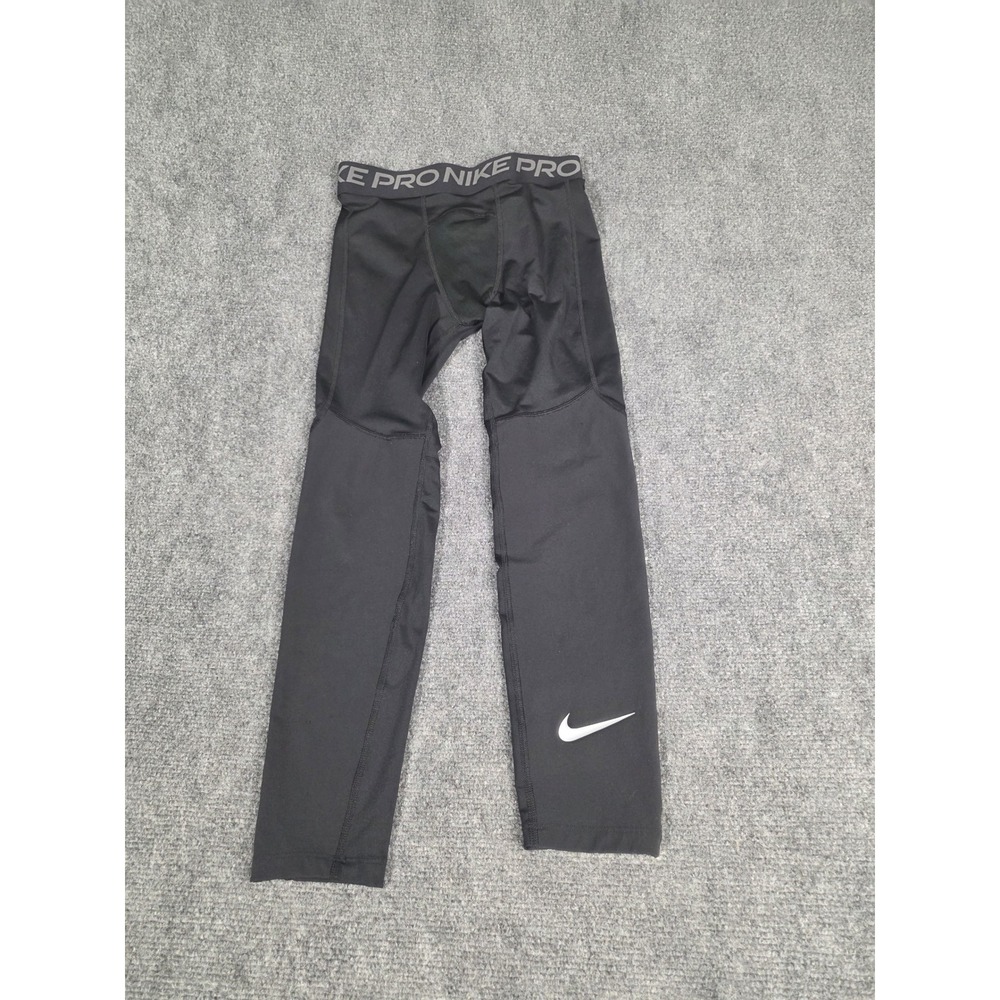 Nike Pro Dri-FIT Mens Black Compression Tights Athletic Leggings Sz M Activewear